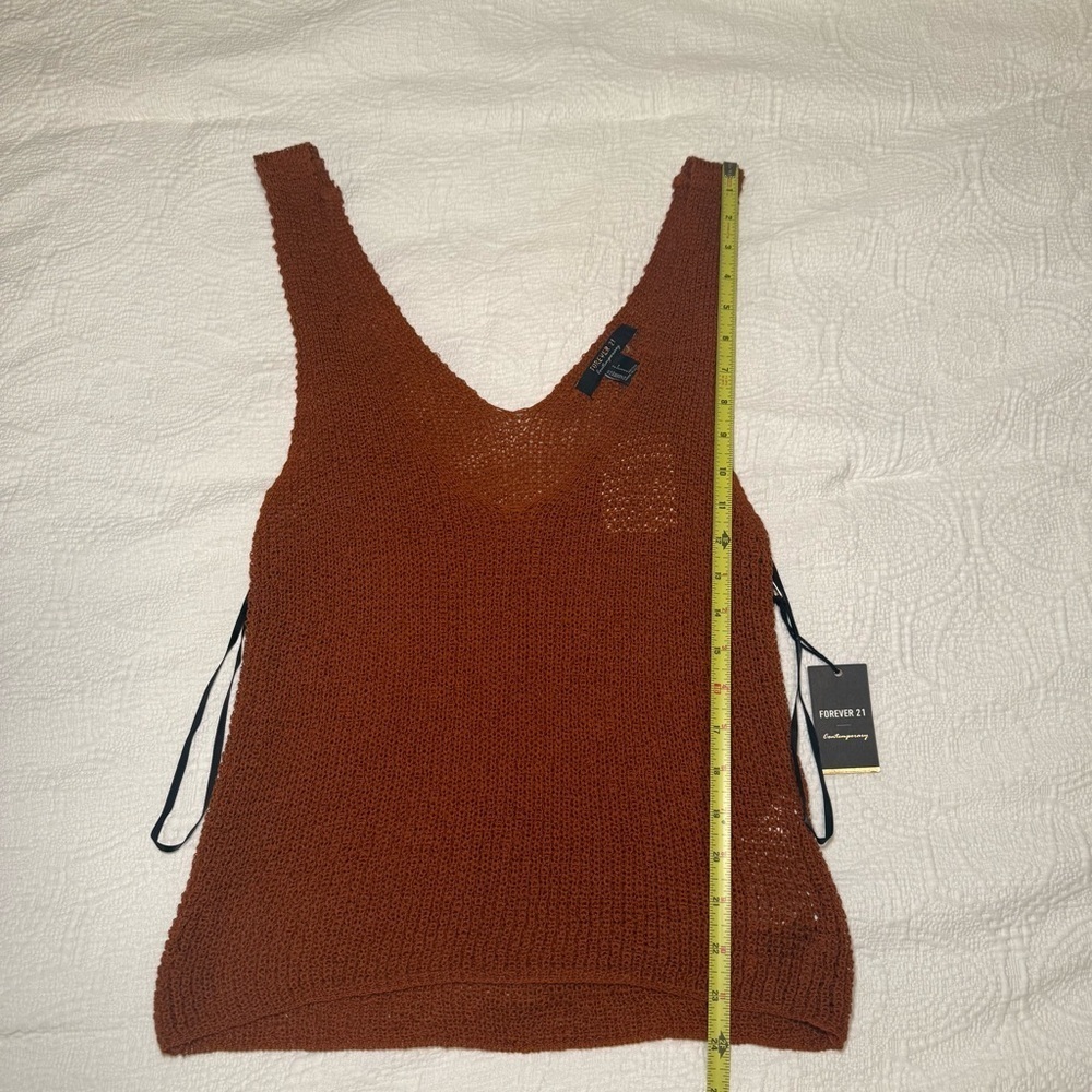 Forever 21 Rust Knit Summer Tank Top - Picture 2 of 8
